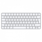 Apple Magic klaviatuur Universaalne USB + Bluetooth QWERTZ Saksa keel H&otilde;be, Valge