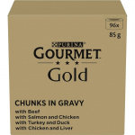 PURINA PURINA GOURMET GOLD T&uuml;kid kastmes 4 maitse segu - m&auml;rg kassitoit - 96x85g