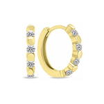 Brilio Brilio Silver Brilio Silver Stylish gold-plated rings with clear zircons EA676Y