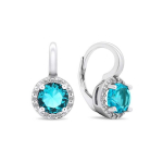 Brilio Brilio Silver Unique silver earrings with zircons EA431WAQ