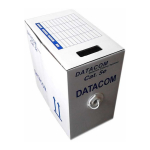 DATACOM FTP kaabel CAT5E PE 305m kastis must V&Auml;LJAS