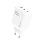 Dudao A29EU adapter 65W 2xUSB-C 1xUSB-A valge