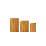 Bambusest Bambusest l&otilde;ikelaudade komplekt Rosberg 55R51635D3, 3 tk, kahepo