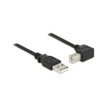 DeLOCK 0.5m, USB 2.0-A / USB 2.0-B USB-kaabel 0,5 m USB A USB B Must