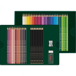 Faber-Castell Polychromos & Pitt Graphite Matt Set Mitmev&auml;rviline 48 tk