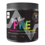 Puls Puls Nutrition Stim-free Pre-Workout aminohappojauhe, puuviljakokteel, 300 g