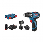 Bosch GSR 12V-35 FC 1750 RPM V&otilde;tmeta 590 g Must, Sinine, Punane
