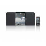 Lenco MC-150 kaasaskantav stereos&uuml;steem Analoog ja digitaal 22 W DAB, DAB+, FM, PLL Must, H&otilde;be MP3 taasesitus