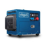 Elektrigeneraator Elektrigeneraator diisel SG5200D, Scheppach