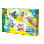 SES Painting with water - Farm animals