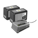 K&auml;rcher 2.445-070.0 elektrilise t&ouml;&ouml;riista aku ja laadija Aku ja laadija komplekt