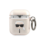 Karl Karl Lagerfeld KLA2UKHGD AirPods cover złoty|gold Glitter Karl`s
