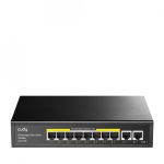Cudy GS1010PE v&otilde;rgul&uuml;liti Gigabit Ethernet (10/100/1000) Power over Ethernet tugi Must