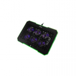 Laptop Laptop cooling stand HISMART, with 6 RGB fans, 5 positions