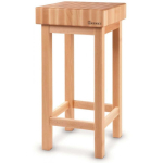 Meat Meat grinder Hendi Wooden butcher block made of beech wood 500x150 mm, yellow