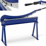 MSW Guillotine shears for sheet metal 1.5 mm, 1000 mm, blue