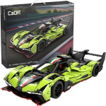 Klocki Klocki konstrukcyjne CaDA Samoch&oacute;d 54 cm autko rycssowe green rycss&oacute;wka Phantom Wing Auto Chassis 1817 parts 1:10