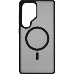 FoneKit Magnetic Soft Touch Case, Samsung Galaxy S25 Ultra, black/gray