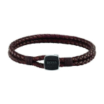 Hugo Hugo Boss Stylish brown leather bracelet 1580048