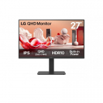 LG 27BA54QB-B PC lamekuvar 68,6 cm (27") 2560 x 1440 pikslit Quad HD LCD Must