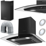 Kitchen Kitchen hood 60 cm Black Berdsen BT-216