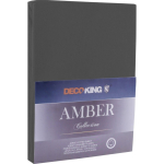 Paklode Paklode DecoKing Amber Tumedas hall, 220x200 cm, kummiga