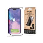 Toti Premium PREMIUM KAITSE klaas 3D t&auml;iskate Apple iPhone 16 jaoks