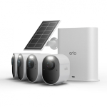 Arlo Ultra 3 Security Camera 4-cam kit + Solar Panel IP s&uuml;steemiga turvakaamera Hoonev&auml;line 3840 x 2160 pikslit Lagi/sein