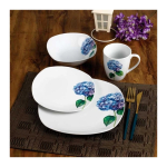 Affek Affek Design LEA PURPLE n&otilde;ude komplekt, 16 osa, 370 ml tass / 500 ml kauss, 17/19,5/25,5 cm