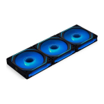 Lian Lian Li UF-SLIN120-3B 120mm Korpus Ventilaator Must 3 tk