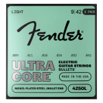 Fender Ultracore&trade; Bullets&trade; 4250L kitaran kielet, nikeldatud teras, Bullet-ots .009-.042, 3 tk pakendis