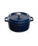 Grandfeu blue pot, 4.7l with lid