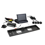 Amio Parking sensor kit tft02 4.3 inch with camera hd-402-led 4 black sensors