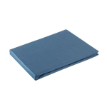 Eurofirany NOVA cotton satin sheet without rubber, 180X210 cm, color: dark blue