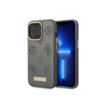 Guess GUHMP13LSAPSTG iPhone 13 Pro / 13 6.1 inch Grey/Grey Hard Case Peony Logo Plate MagSafe