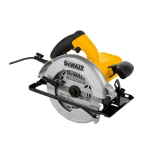 circular circular saw 190/30 mm, 24 teeth, power 1500 W DeWalt [DWE5615-QS]
