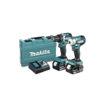 Makita DLX2410G Cordless tool set DDF484, DTW300, 2XBL1860B, BL-motor
