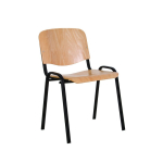 Visitor Visitor chair NOWY STYL ISO Black WOOD, plywood, wood color