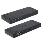i-tec C31TRIPLE4KDOCKPD s&uuml;learvuti dokk ja pordireplikaator Juhtmega &uuml;hendatud USB 3.2 Gen 1 (3.1 Gen 1) Type-C Must