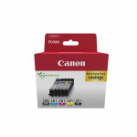 Canon 2078C008 tindikassett 5 tk Originaal Must, Ts&uuml;aan, Magenta, Kollane