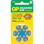 GP GP Batteries Hearing Aid ZA675 &Uuml;hekordne patarei PR44 Tsink&otilde;hk