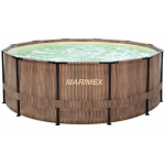 Marimex Swimming pool Florida 3.66x0.99 m with skimmer - motif TEAK