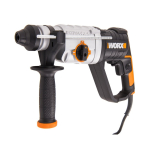 WORX WX339 puur 1050 RPM SDS Plus 3,3 kg Must, Oranž, Valge