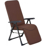Garden Garden armchair with footrest Modena Square Plus Black Edition H047-04PB PATIO
