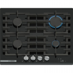 Bosch PRP6A6H40 pliidiraud Must Sisseehitatud 60 cm Gaas 4 tsoon(id)