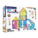 MAGNA-TILES magnetkonstruktori komplekt Lemmiklooma m&auml;ngumaja, 50 osa
