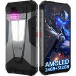 Unihertz Tank 4 telefon, 512/12 GB, musta