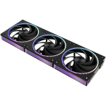 Zalman ZM-DF120R A3 120 mm p&ouml;&ouml;ratav "Daisy Chain" ventilaator, must, 3 tk