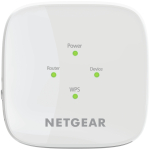NETGEAR EX6110 V&otilde;rgusaatja ja -vastuv&otilde;tja Valge 10, 100, 300 Mbit/s