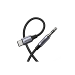 Ugreen 30633 audiokaabel 1 m 3.5mm USB t&uuml;&uuml;p-C Must, H&otilde;be